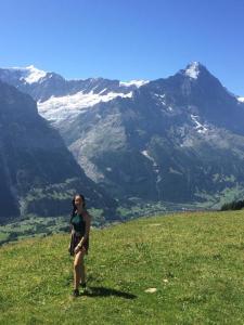 Feeling very small in the Swiss Alps